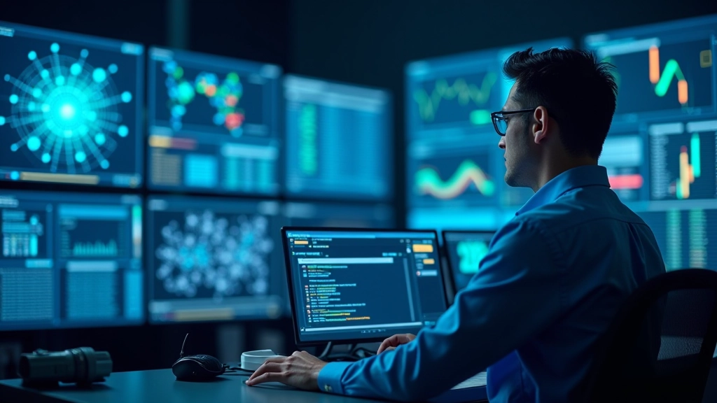 İzmir'deki akıllı enerji şebekesi kontrol merkezi, mühendisler gerçek zamanlı veri analiz ediyor