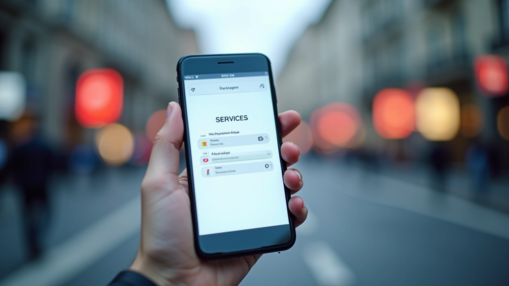 E-Devlet entegre uygulaması, vatandaş hizmetleri mobil ekranda gösteriliyor