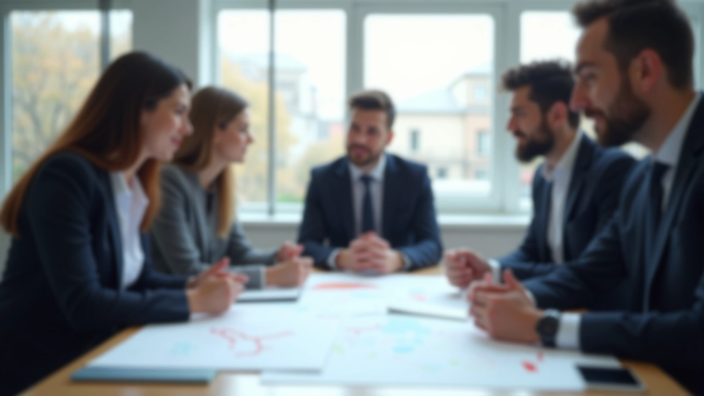 Akıllı şehir projesi ekibi toplantısında, masada haritalar ve veri ekranları var